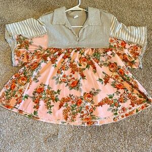 IVY JANE BOHO FLORAL TOP